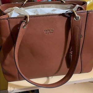 Brown guess hand bag